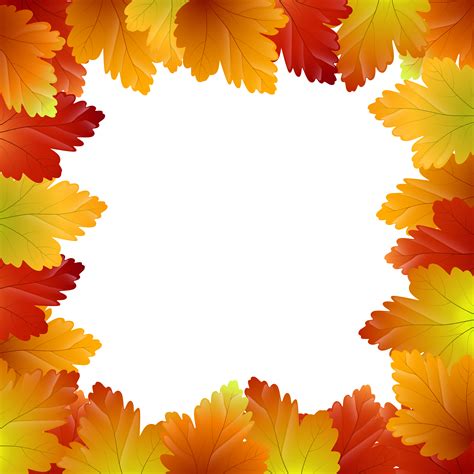 fall foliage border